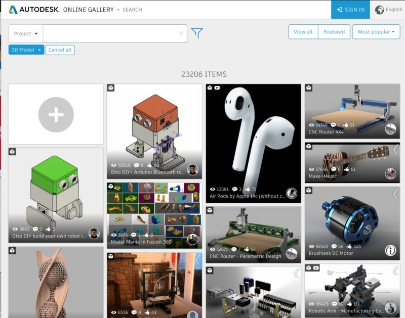 Autodesk Online Gallery